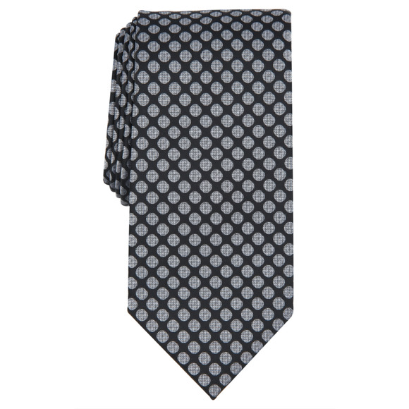 Perry Ellis Men Teague Dot-Print Tie Black - Picture 1 of 1